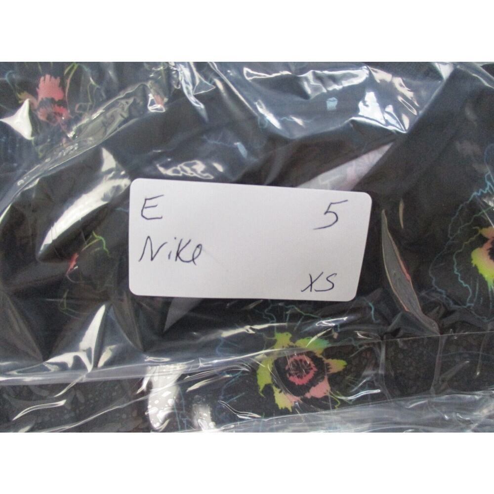 Nike Dri Fit Tempo Floral Print Running Shorts Womens XS Black Lined AH7124-011 - Picture 11 of 11